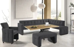 exxpo - sofa fashion Essbank »Barista, bequem und elegant, hohe Bodenfreiheit« Eckbank Barista bequem und elegant, hochwertige Detailverarbeitung