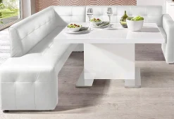 exxpo - sofa fashion Essbank »Barista, bequem und elegant, hohe Bodenfreiheit,« Eckbank Barista bequem und elegant, hochwertige Detailverarbeitung