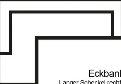 exxpo - sofa fashion Essbank »Barista, bequem und elegant, hohe Bodenfreiheit,« Eckbank Barista bequem und elegant, hochwertige Detailverarbeitung