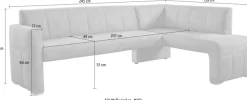exxpo - sofa fashion Essbank elegant und modern mit hohem Sitzkomfort