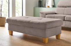 exxpo - sofa fashion Hocker »Enya Bankhocker mit Staufach unter der Sitzfläche« schöne Detailverarbeitung