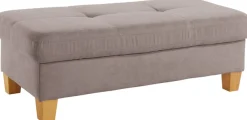 exxpo - sofa fashion Hocker »Enya Bankhocker mit Staufach unter der Sitzfläche« schöne Detailverarbeitung
