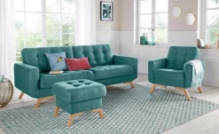 exxpo - sofa fashion Hocker »Fiord kompakt und bequem, tolle Verarbeitungsdetails«