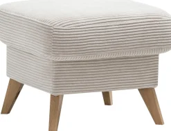 exxpo - sofa fashion Hocker »Samso, kompakte und bequeme Sitzgelegenheit in aktuellem Cord Bezug«