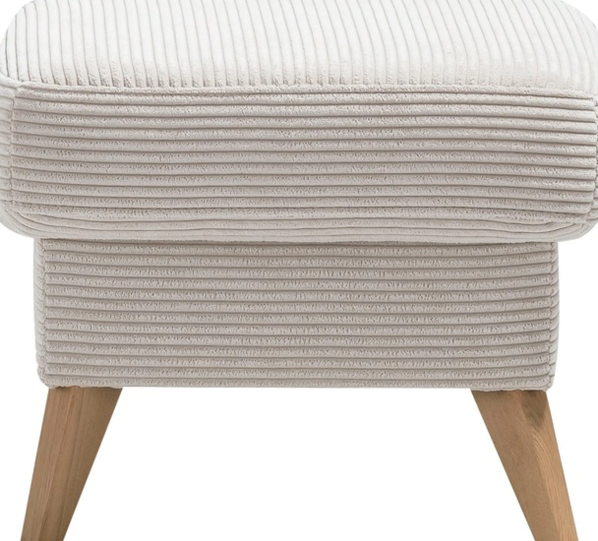 exxpo - sofa fashion Hocker »Samso, kompakte und bequeme Sitzgelegenheit in aktuellem Cord Bezug«