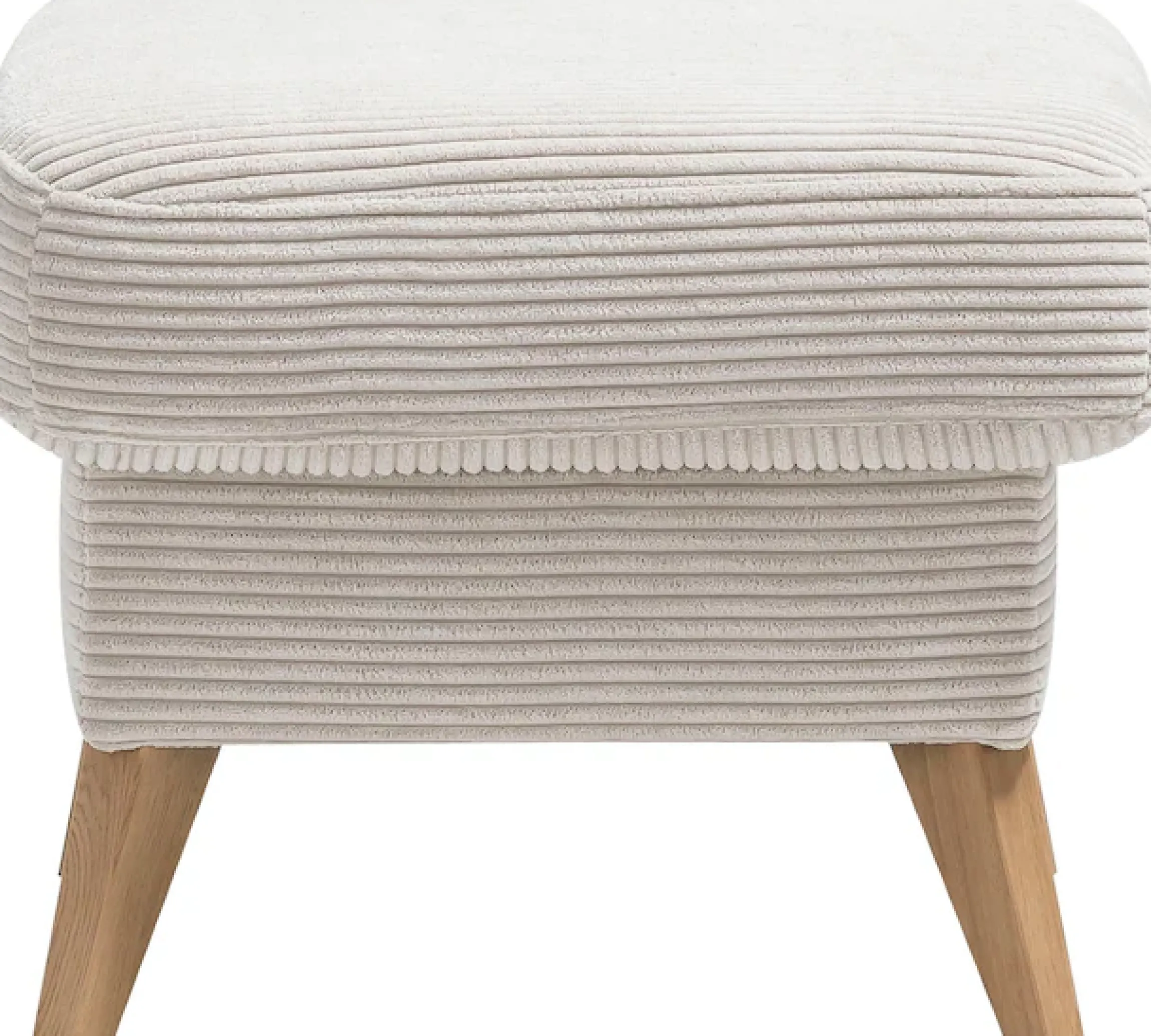 exxpo - sofa fashion Hocker »Samso, kompakte und bequeme Sitzgelegenheit in aktuellem Cord Bezug«