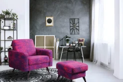 exxpo - sofa fashion Hocker »Side, extravaganter Bezug, bequem und komfortabel«