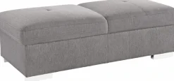 exxpo - sofa fashion Hocker »Spring Bankhocker, guter Sitzkomfort und tolle Verarbeitungsdetails« aus Luxus-Microfaser +Simply Clean - für besonders einfache Reinigung!