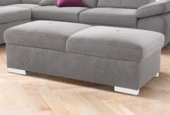 exxpo - sofa fashion Hocker »Spring Bankhocker, guter Sitzkomfort und tolle Verarbeitungsdetails« aus Luxus-Microfaser +Simply Clean - für besonders einfache Reinigung!