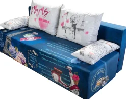 exxpo - sofa fashion Schlafsofa »Extravagantes Sofa für Individualisten mit Bettfunktion und Bettkasten« in außergewöhnlichen Bezugsvarianten, Solitärmöbel