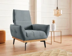 exxpo - sofa fashion Sessel »Palic, Loungesessel mit Rückenverstellung, hoher Entspannungskomfort« inklusive Rückenverstellung. Vom Sessel zum Hochlehner. Relaxsessel