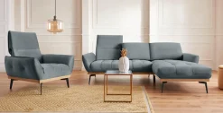 exxpo - sofa fashion Sessel »Palic, Loungesessel mit Rückenverstellung, hoher Entspannungskomfort« inklusive Rückenverstellung. Vom Sessel zum Hochlehner. Relaxsessel