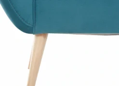 exxpo - sofa fashion Sessel »Scandi, Loungesessel mit tollem Sitzkomfort, hochwertige Polsterung« bequem, hohe Holzfüße