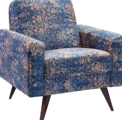 exxpo - sofa fashion Sessel »Side, bequemer Loungesessel mit extravagantem Bezug, Breite 82cm«