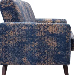 exxpo - sofa fashion Sessel »Side, bequemer Loungesessel mit extravagantem Bezug, Breite 82cm«