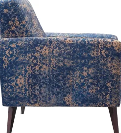 exxpo - sofa fashion Sessel »Side, bequemer Loungesessel mit extravagantem Bezug, Breite 82cm«