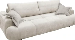 exxpo - sofa fashion 3-Sitzer »Alessano, 254 cm breit, modern & gemütlich« Verlässliche Qualität, inkl.Bettfunktion, Bettkasten, 2x Plaidskissen