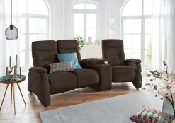 exxpo - sofa fashion 3-Sitzer »Ascoli, Kinosofa mit hohem Sitzkomfort, bequeme Armlehnen« inkl. Relaxfunktion, Ablage und Staufach, hohe Rückenlehne