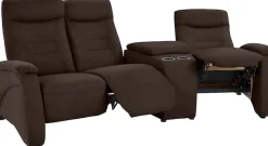 exxpo - sofa fashion 3-Sitzer »Ascoli, Kinosofa mit hohem Sitzkomfort, bequeme Armlehnen« inkl. Relaxfunktion, Ablage und Staufach, hohe Rückenlehne