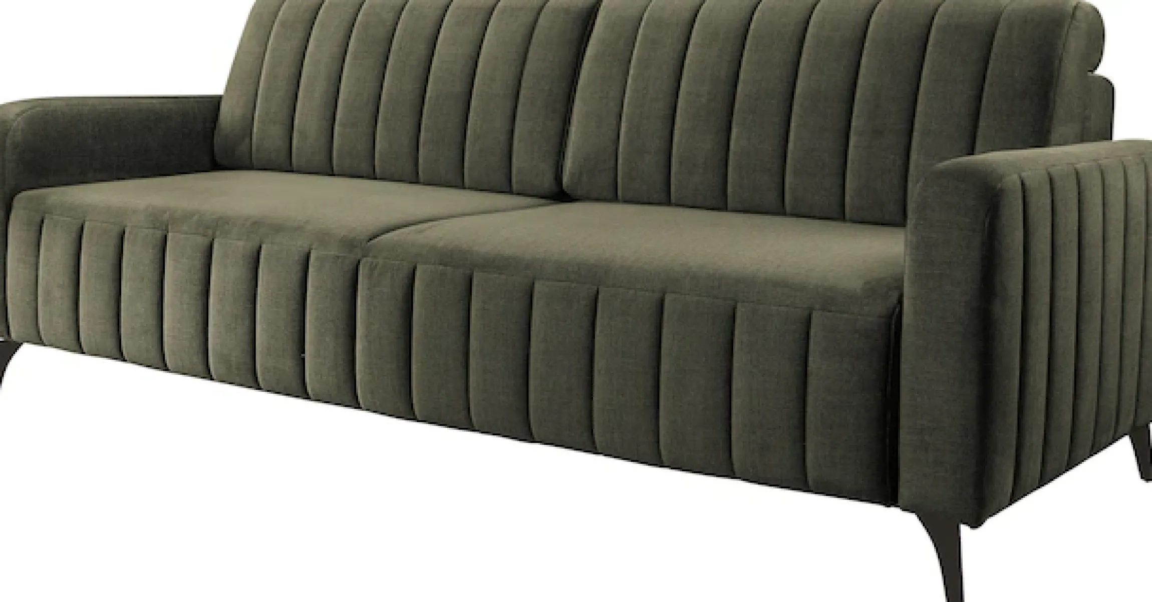 exxpo - sofa fashion 3-Sitzer »Grande, Schlafsofa, Dauerschläfer, Microvelours-Bezug, Breite 222cm« mit Bettfunktion und Bettkasten, komfortabler Federkern