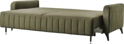 exxpo - sofa fashion 3-Sitzer »Grande, Schlafsofa, Dauerschläfer, Microvelours-Bezug, Breite 222cm« mit Bettfunktion und Bettkasten, komfortabler Federkern