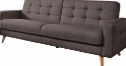 exxpo - sofa fashion 3-Sitzer »Nappa, Schlafsofa, bequem, zeitloses Design, L-Form« tolle Detailverarbeitung, mit Bettfunktion und Bettkasten
