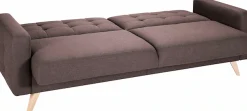 exxpo - sofa fashion 3-Sitzer »Nappa, Schlafsofa, bequem, zeitloses Design, L-Form« tolle Detailverarbeitung, mit Bettfunktion und Bettkasten