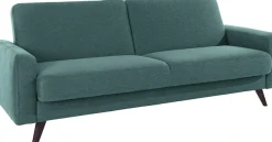 exxpo - sofa fashion 3-Sitzer »Samso, elegant und bequem, toller Sitzkomfort, Schlafsofa« Kippcouch, inklusive Bettfunktion und Bettkasten, Komfortsitzhöhe 49cm