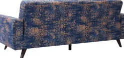 exxpo - sofa fashion 3-Sitzer »Side, toller Sitz- & Liegekomfort, Schlafsofa. Breite 222cm. hoher Fuß« mit Schlaffunktion, Bettkasten und hohe Holzfüße, Solitärmöbel