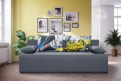 exxpo - sofa fashion 3-Sitzer »Tabou Sound Scream Schlafsofa Breite 193cm« mit Schlaffunktion und Bettkasten, inkl. loser Zier- und Rückenkissen