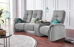exxpo - sofa fashion 3-Sitzer »Tivoli, Kinosofa mit Relaxfunktion, mit Ablagetisch und Stauraum« bequem und komfortabel, hohe Rückenlehne