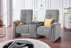 exxpo - sofa fashion 2-Sitzer »Tivoli, Kinosofa mit Relaxfunktion, mit Ablagetisch und Stauraum« bequem und komfortabel