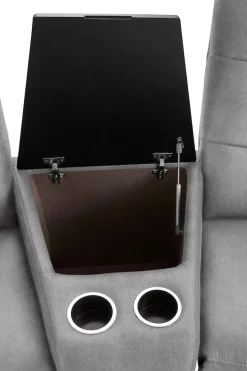 exxpo - sofa fashion 2-Sitzer »Tivoli, Kinosofa mit Relaxfunktion, mit Ablagetisch und Stauraum« bequem und komfortabel