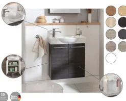 FACKELMANN Waschbeckenunterschrank »SBC« Badmöbel für Gäste-WC, Breite ca. 55 cm