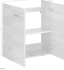 FACKELMANN Waschbeckenunterschrank »SBC« Badmöbel für Gäste-WC, Breite ca. 55 cm