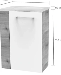 FACKELMANN Waschtisch »SBC« Set,bestehend aus Becken und Unterbau, Breite ca. 45 cm