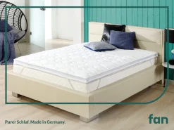 fan Topper »Gel-Feeling, 7 Zonen Topper 90x200 cm, 180x200 cm & weitere Größen« Matratze, Boxspringbett, Hausstauballergiker geeignet, ergonomisch