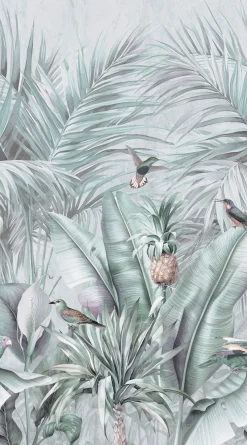 Fashion for walls Fototapete »Ayana« floral glatt Phthalate frei