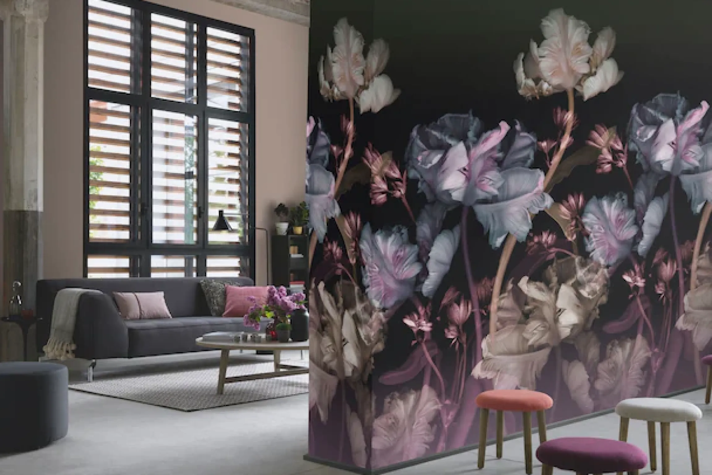 Fashion for walls Fototapete »Vanda« floral glatt Phthalate frei