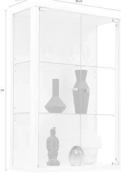 fif möbel Vitrine »OPTIMA« Hängevitrine/Glasvitrine 2x Glastür,perfekt für Sammler,Sammlervitrine