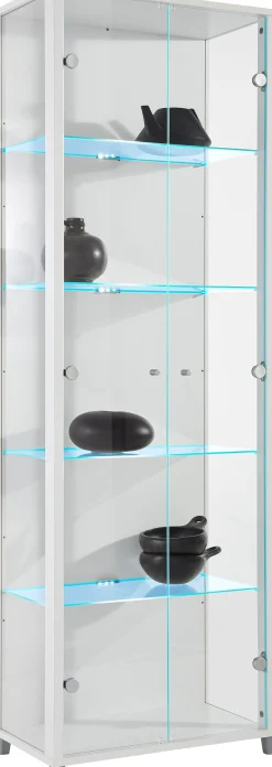 fif möbel Vitrine »OPTIMA« Standvitrine/Glasvitrine 2x Glastür,perfekt für Sammler,Sammlervitrine