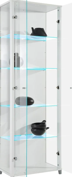 fif möbel Vitrine »OPTIMA« Standvitrine/Glasvitrine 2x Glastür,perfekt für Sammler,Sammlervitrine