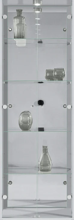 fif möbel Vitrine »OPTIMA« Standvitrine, Vitrinenschrank, Glasvitrine, Sammlervitrine, LED