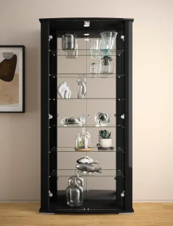 fif möbel Vitrine »STELLA« Standvitrine/Glasvitrine 2x Glastür,perfekt für Sammler,Sammlervitrine
