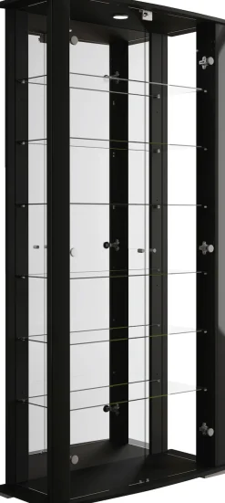 fif möbel Vitrine »STELLA« Standvitrine/Glasvitrine 2x Glastür,perfekt für Sammler,Sammlervitrine