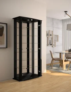 fif möbel Vitrine »STELLA« Standvitrine/Glasvitrine 2x Glastür,perfekt für Sammler,Sammlervitrine