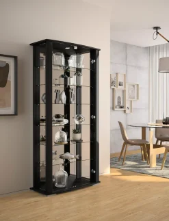 fif möbel Vitrine »STELLA« Standvitrine/Glasvitrine 2x Glastür,perfekt für Sammler,Sammlervitrine