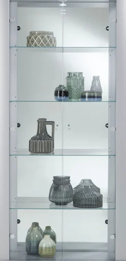 fif möbel Vitrine »STELLA« Standvitrine/Glasvitrine 2x Glastür,perfekt für Sammler,Sammlervitrine