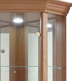 fif möbel Vitrine »TRIO« Eckvitrine/Glasvitrine 1x Glastür, perfekt für Sammler, Sammlervitrine