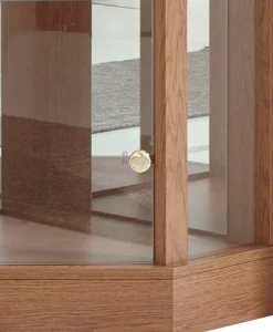 fif möbel Vitrine »TRIO« Eckvitrine/Glasvitrine 1x Glastür, perfekt für Sammler, Sammlervitrine